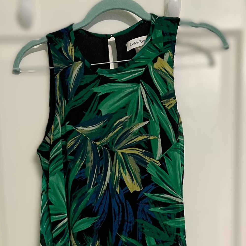 Calvin Klein Floral Dress, Size 4